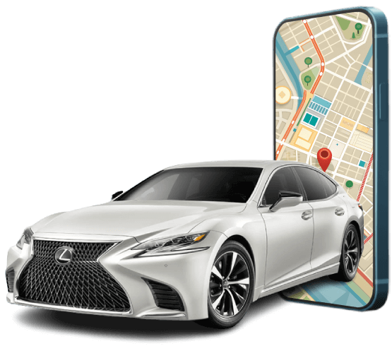 Slider Phone Car Image