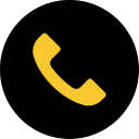 Phone Call Black Icon